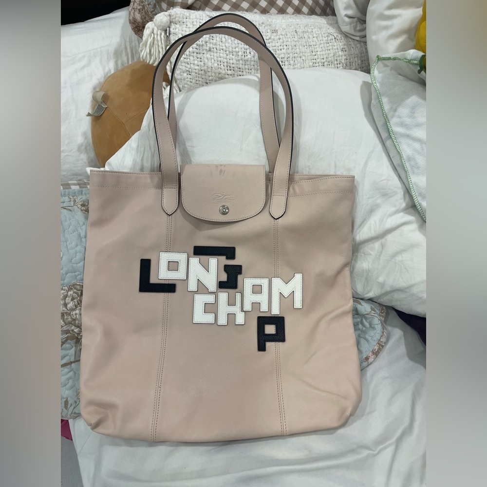 Longchamp Pink Tote Bag